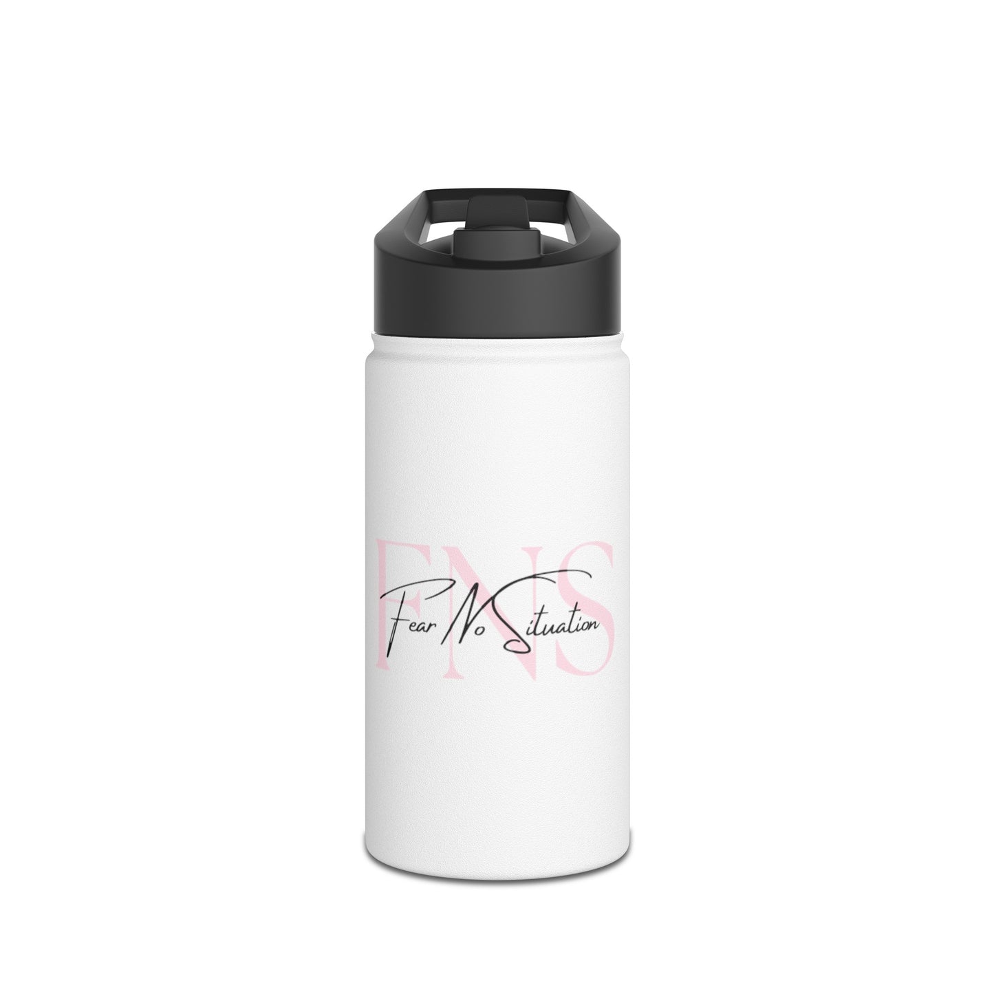 FNS Stainless Steel Water Bottle, Standard Lid